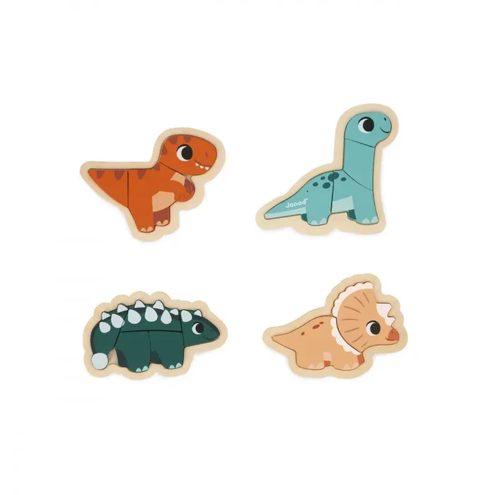 Dino – 4 Progressive Puzzles Dino