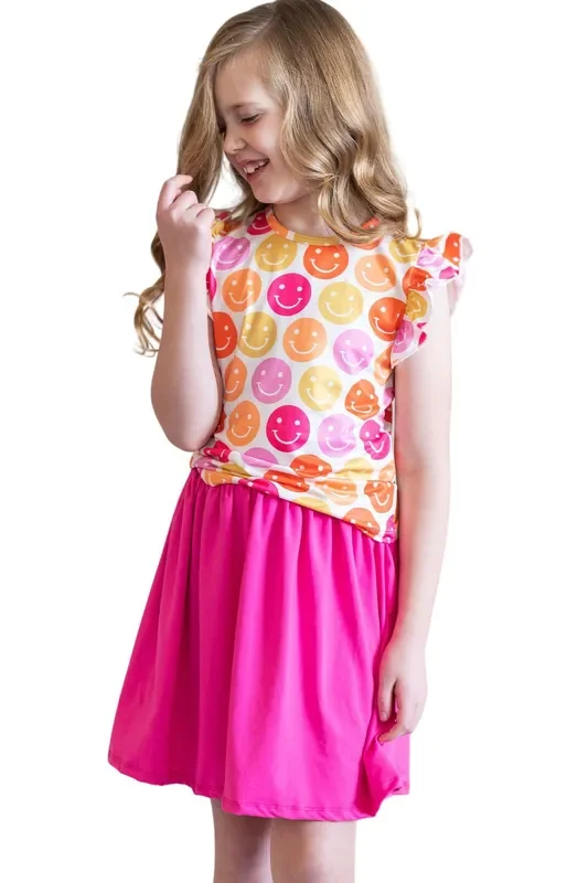 Don’t Worry, Be Hippy S/s Ruffle Tee