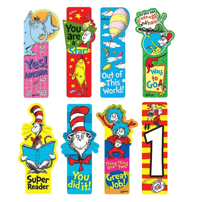 Dr. Seuss™ Incentive Bookmarks – 50 Per Bag