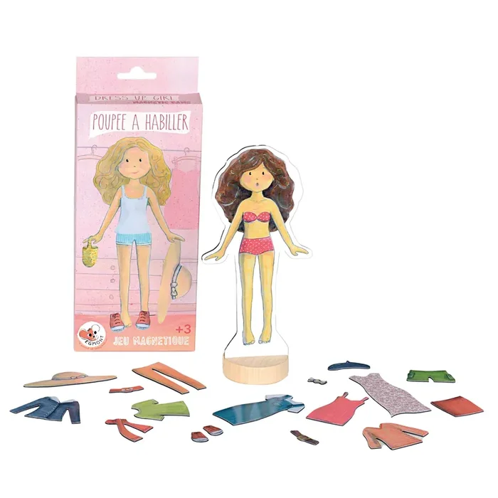 Dress Up Girl Magnet