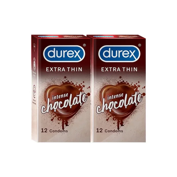 Durex Extra Thin Intense Chocolate Flavoured – 24 Condoms
