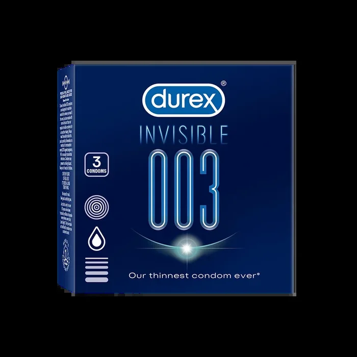 Durex Invisible 003 – 3 Condoms