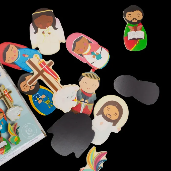 Easter Morning Wooden Magnet Set