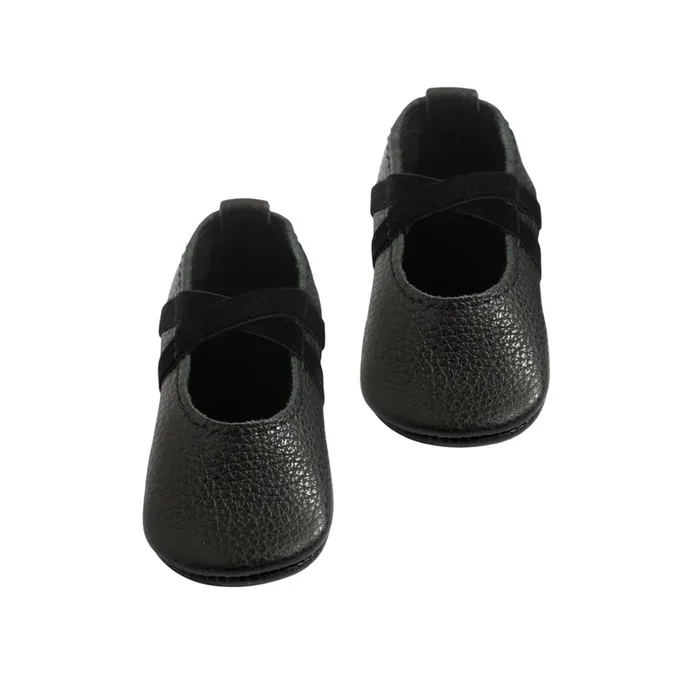 Ebony Ballet Slipper Baby Shoe