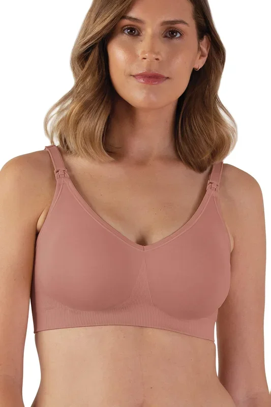 Eco Body Silk Seamless Nursing Bra old pink