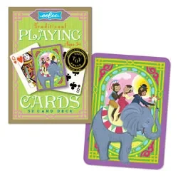 Eeboo Monkeys Traditional 52 Playing Cards