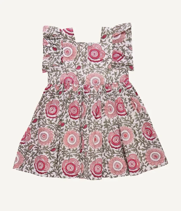 Elsie Dress | Pink Lisbon Floral