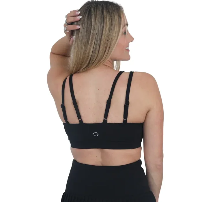 Emily – Medium Support Nursing & Pumping Sports Bra (noir)