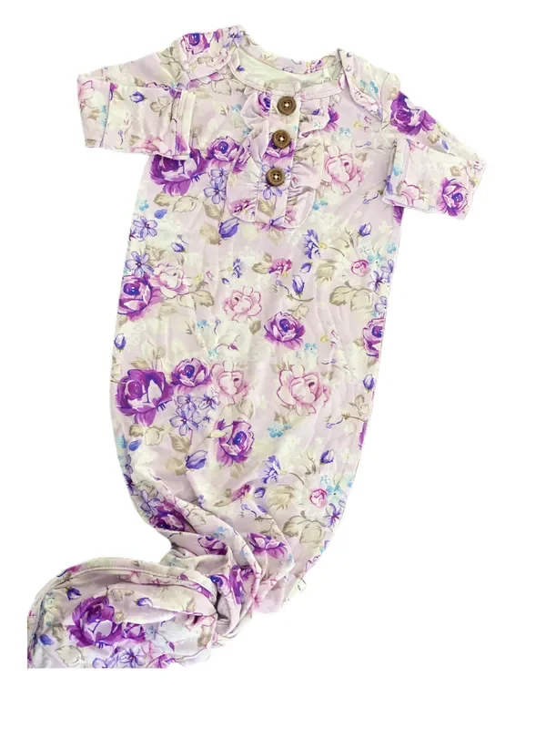 Emma Floral Knotted Gown