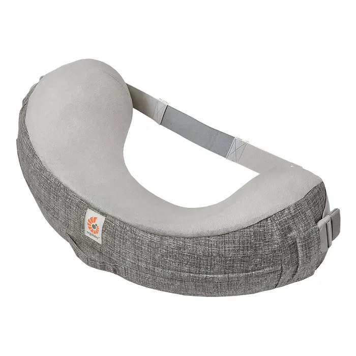 Ergobaby Nursing Pillow – Natural Curve – Grey with Strap