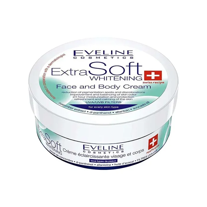 Eveline Extra Soft Whitening Face & Body Cream 175 ml