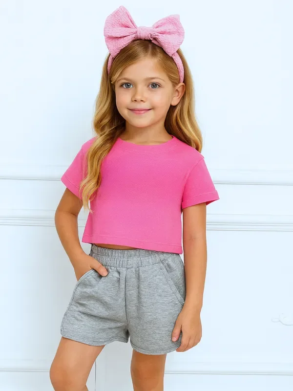 Everyday Classic Grey Pull-On Shorts