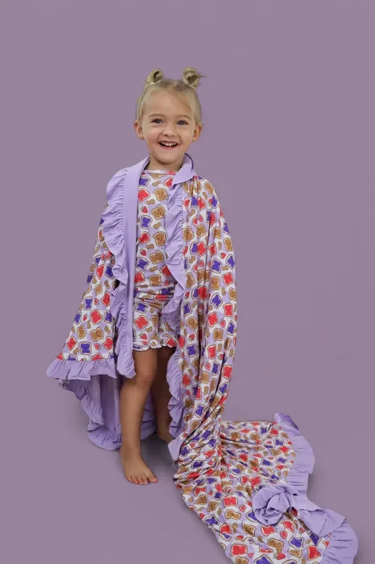 Exclusive Peanut Butter Jelly Time Dream Ruffle Short Set