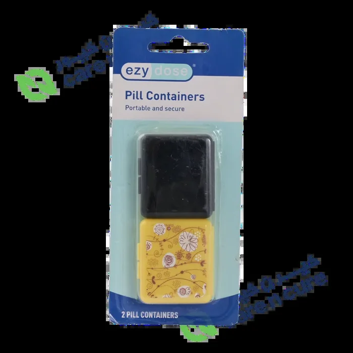 Ezy Dose Portable Pill Container 2 Pieces 67517