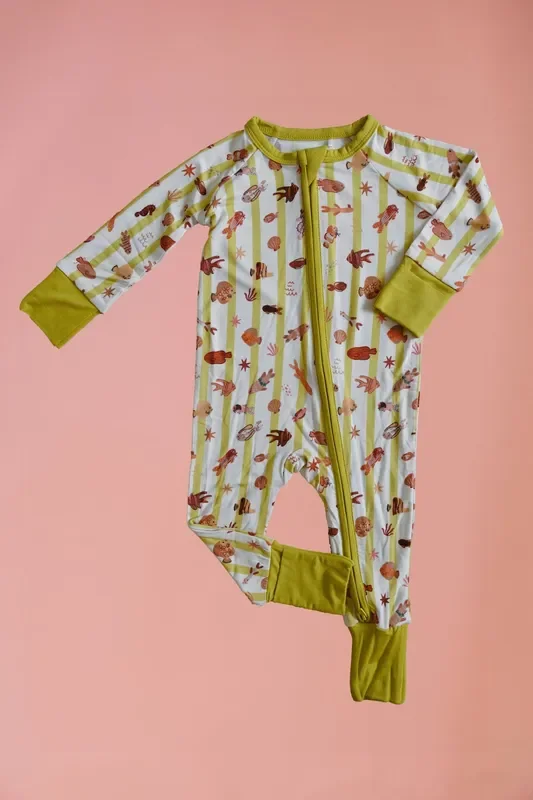 Fancy Fins Zipper Romper