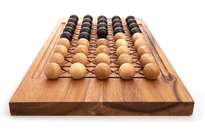 Fanorona – Wood Board Game For Two Players