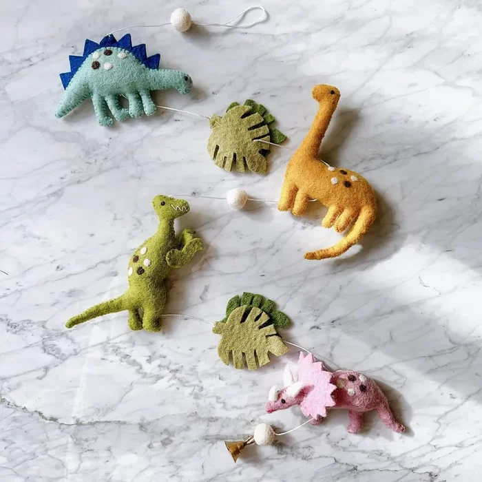 Felt Garland – Jurassic Dinosaur