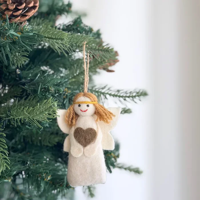 Felt Mini Angel Christmas Ornament