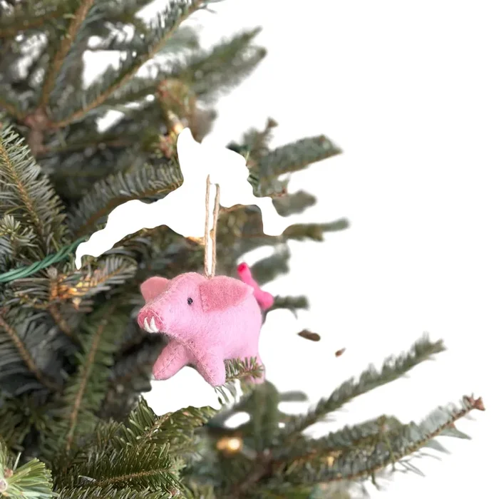 Felt Ornament – Pig