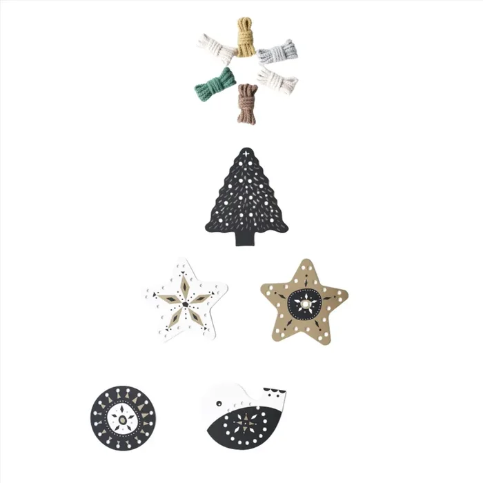 Festive Fun Lacing Ornaments
