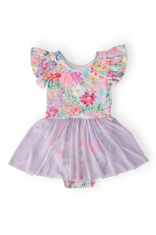 Field Of Flowers S/s Twirl Leotard