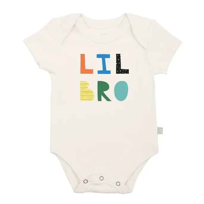 Finn + Emma Baby Graphic Bodysuit | Lil Bro