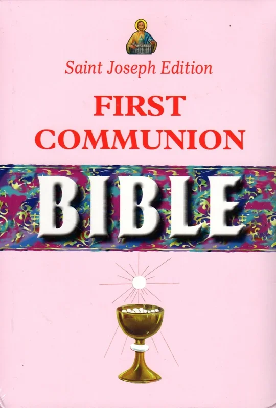 First Communion Bible (St Joseph Edition) Pink