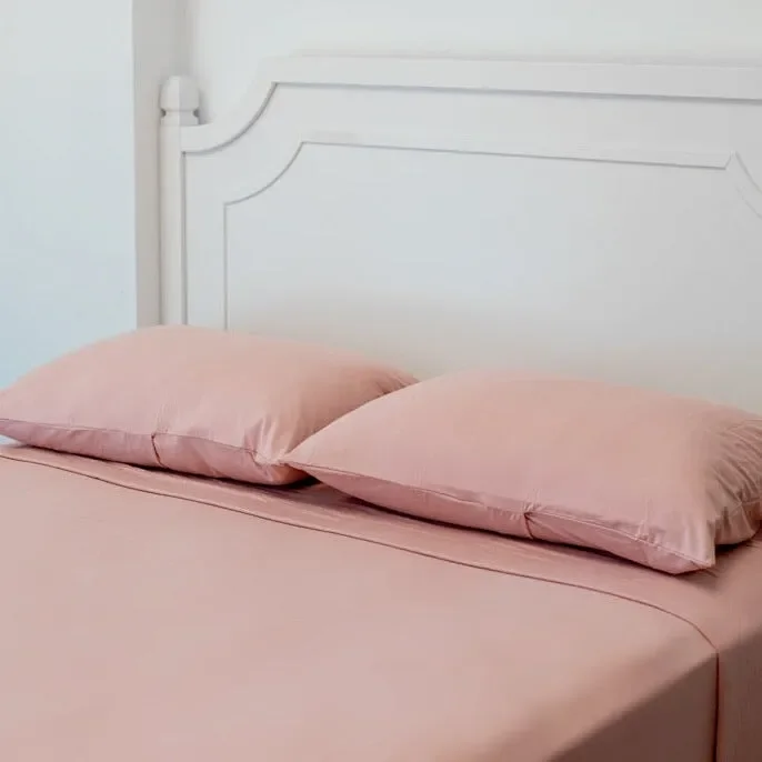 Fitted Sheet Queen – Dusty Pink