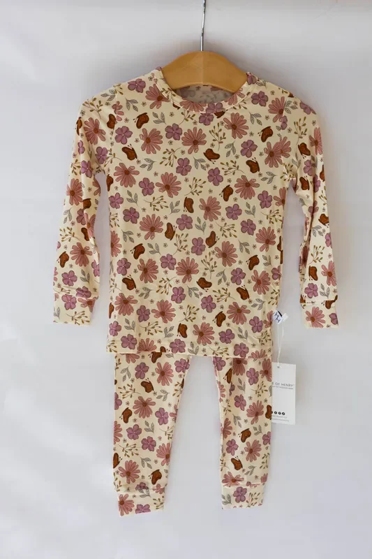 Floral Butterfly 2 Piece Pj’s