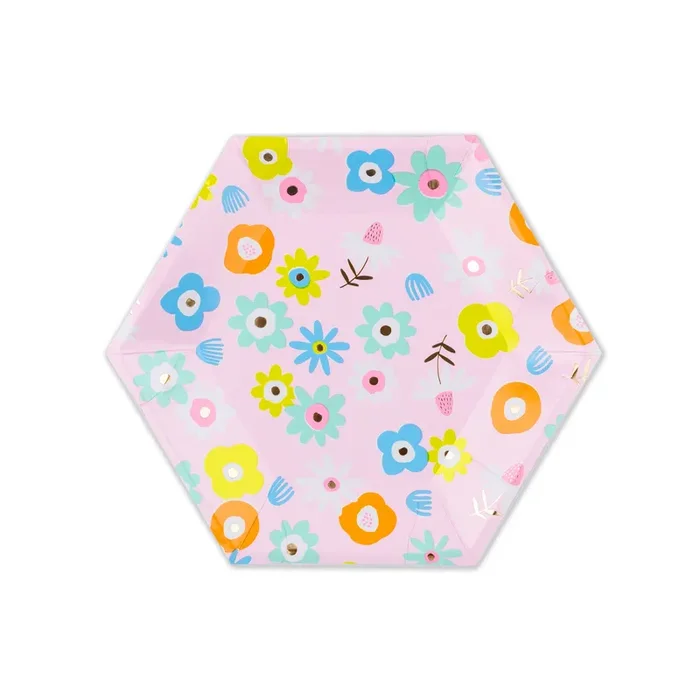 Floral Paper Plates