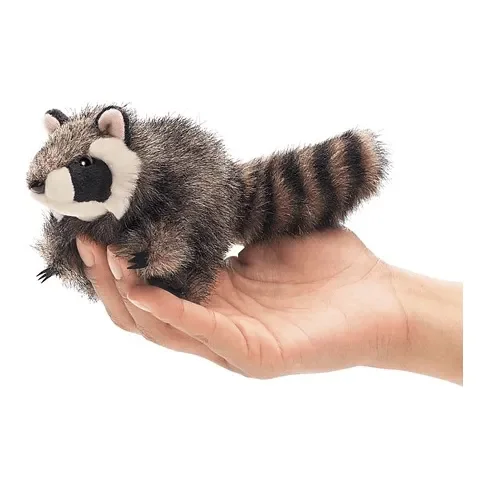 Folkmanis Finger Puppet – Mini Raccoon