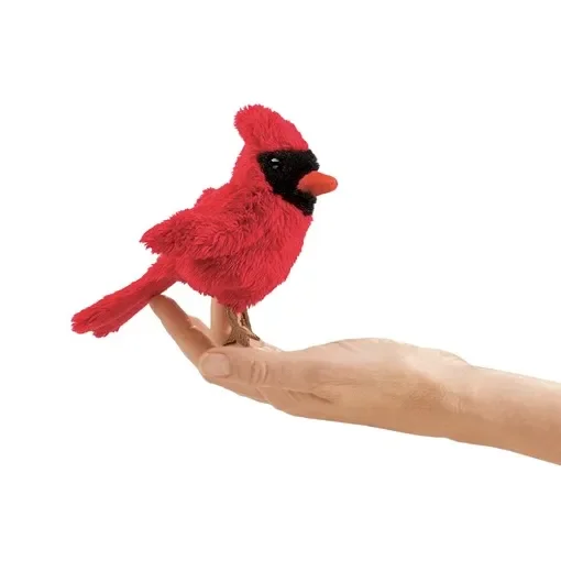 Folkmanis Mini Cardinal Finger Puppet