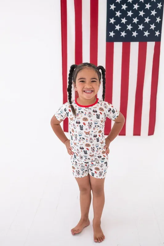 Freedom Dogs (short Pj Set)