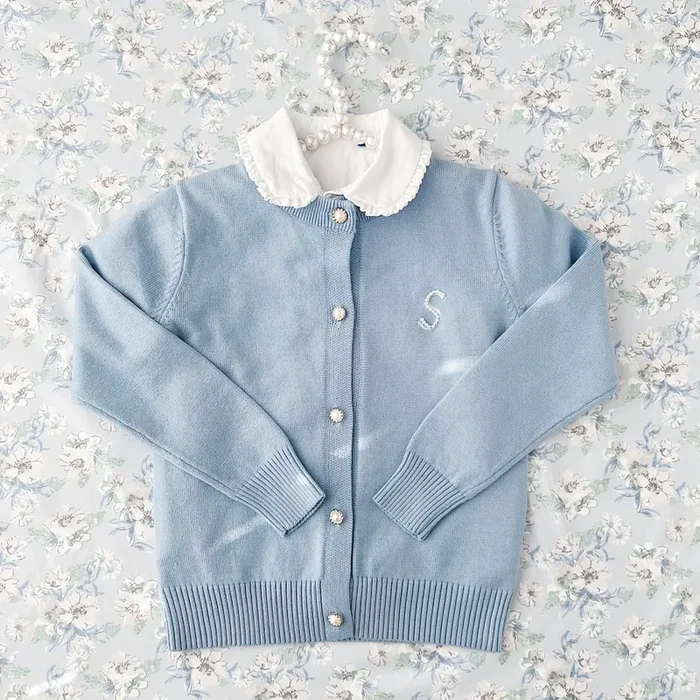 French Blue Cardigan