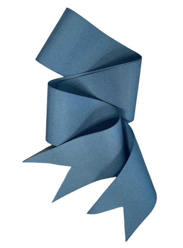 French Blue Grosgrain Ribbon – Wide & Short