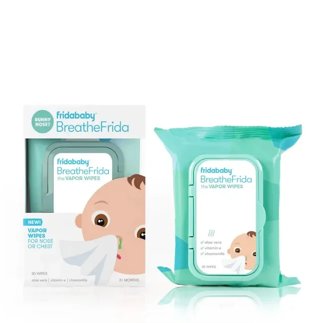FridaBaby Breathefrida The Boogerwiper Nose + Chest Wipes