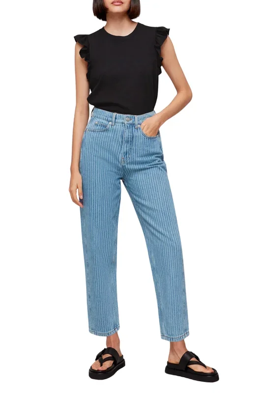 Frill Cap Sleeve T-Shirt