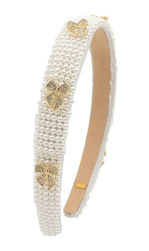 Full Pearl Headband + Charms | Bows