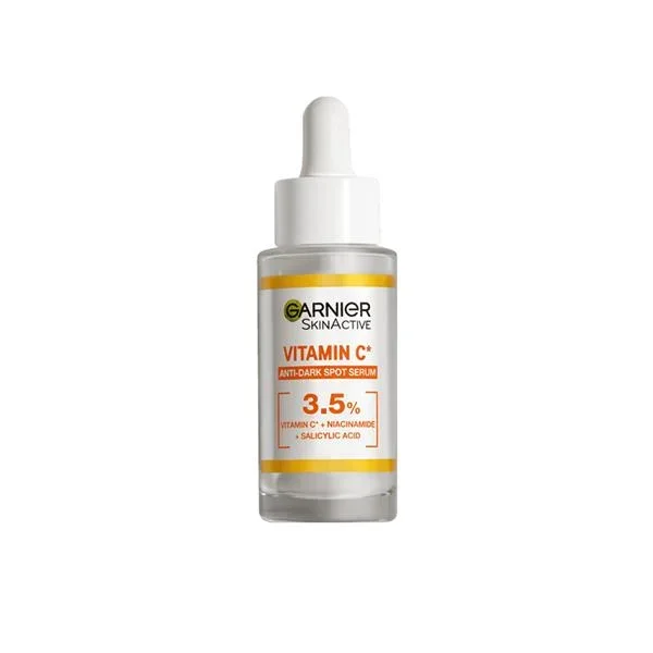 GARNIER 3.5% VITAMIN C NIACINAMIDE SALICYLIC ACID ANTI DARK SPOT SERUM 30ML