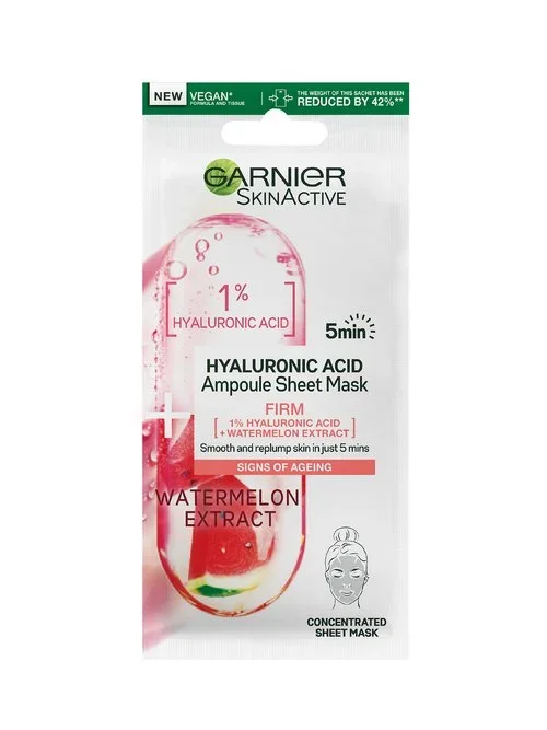 GARNIER SKIN ACTIVE SHEET MASK HYALURONIC ACID 15GR