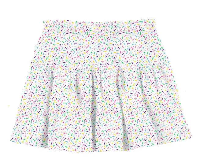 Gathered Skort | Shimmer Sprinkles