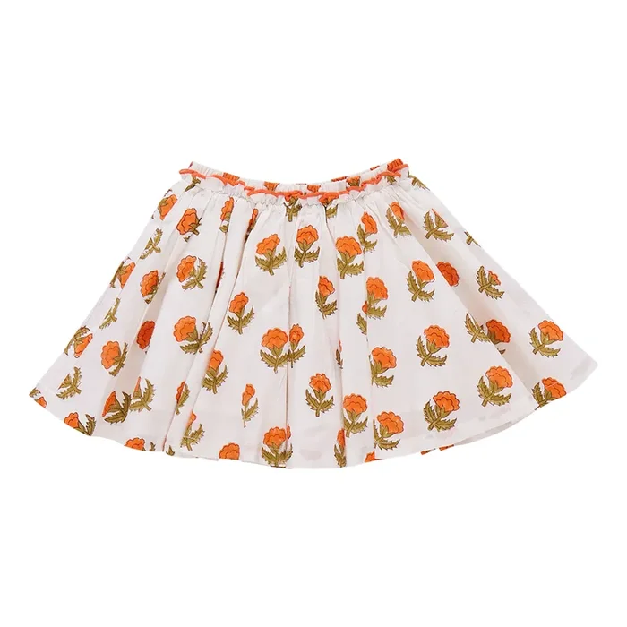 Gianna Skirt | Small Orange Bud