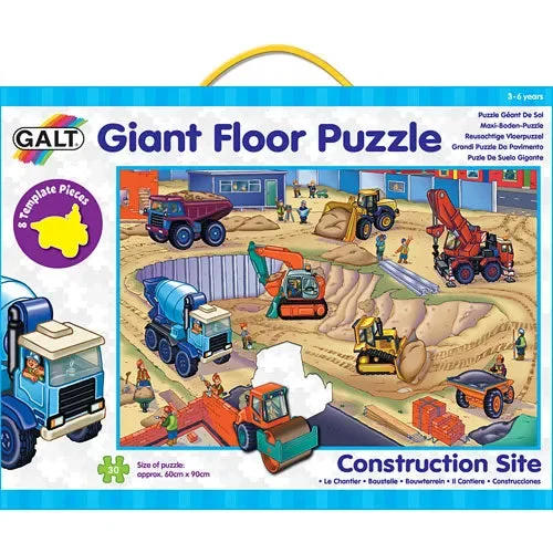 Giant Floor Puzzles Construction Site (30pc)