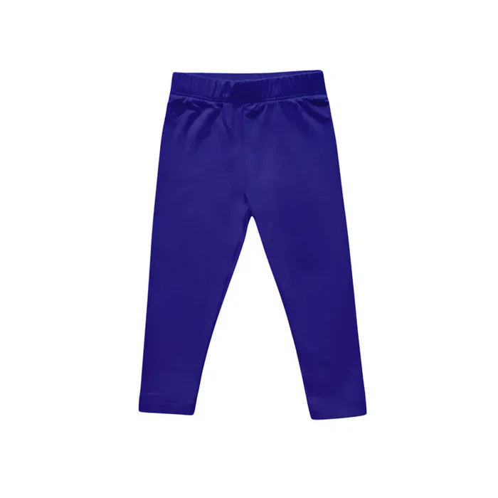 Girls’ Basic Everyday Bamboo Leggings In Royal Blue