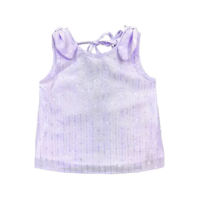 GIRLS LACE BACK TANK