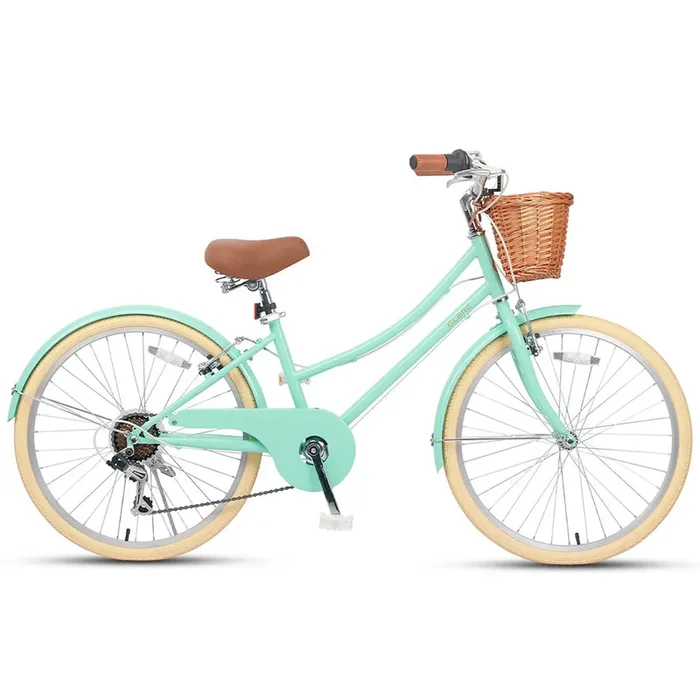 Glerc 24 ” Beach Cruiser Bike Kids Hybrid Bike – Missy
