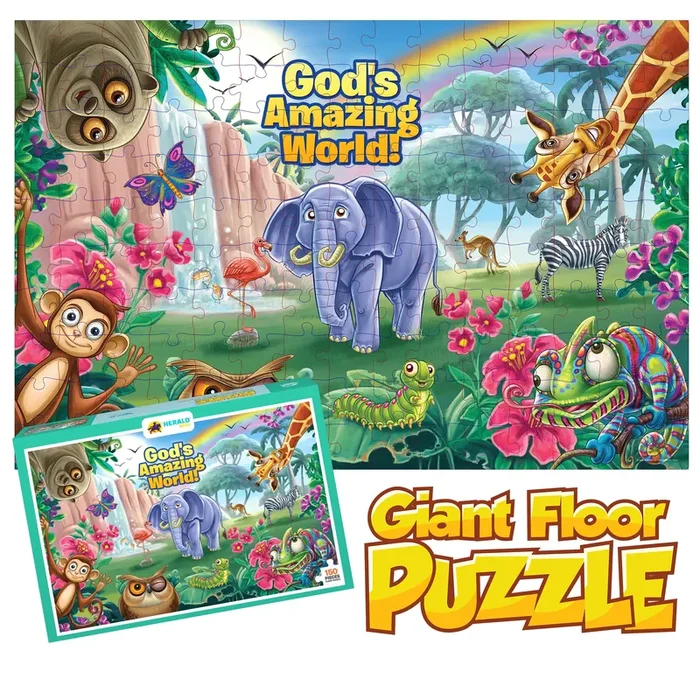 God’s Amazing World – 150-piece Giant Floor Puzzle