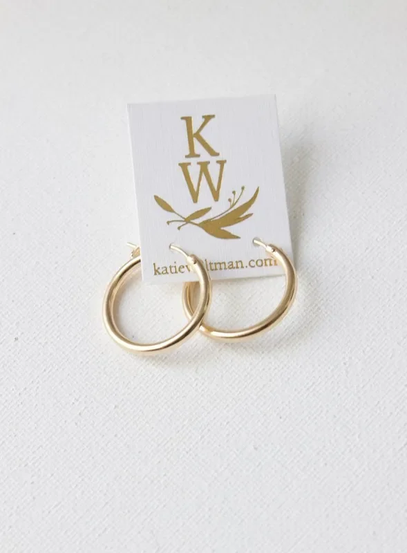 Gold Filled Hoop Earrings