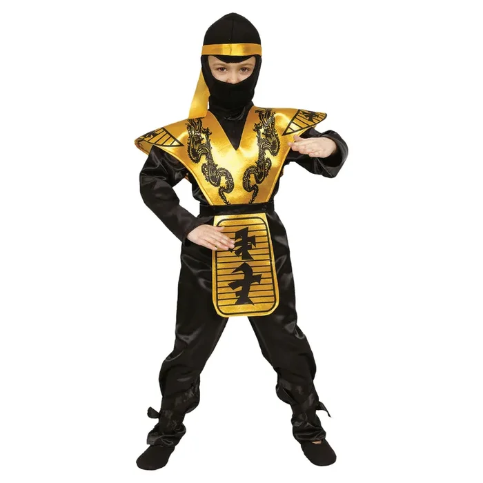 Gold Ninja Costume – Kids