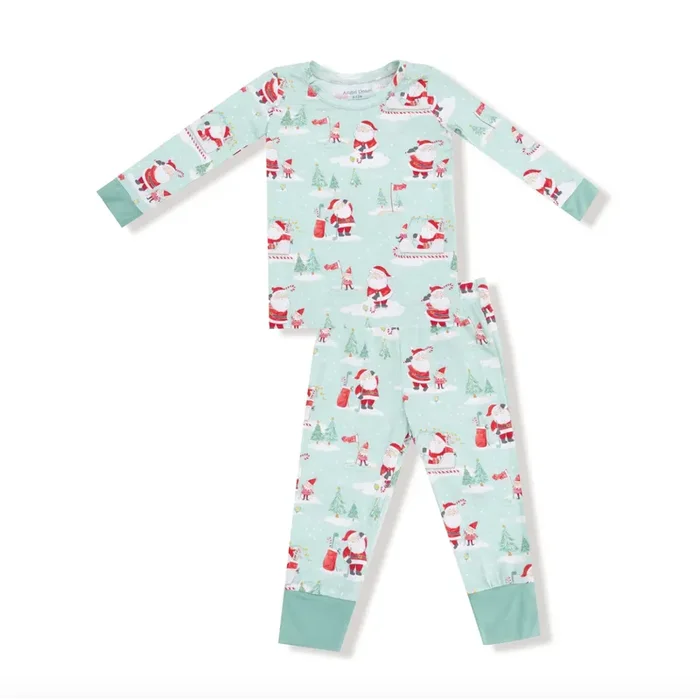 Golfing Santa L/s Loungewear Set
